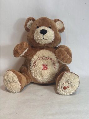 The First Years Pat-a-Cake Musical Plush Teddy Bear TESTED WORKS